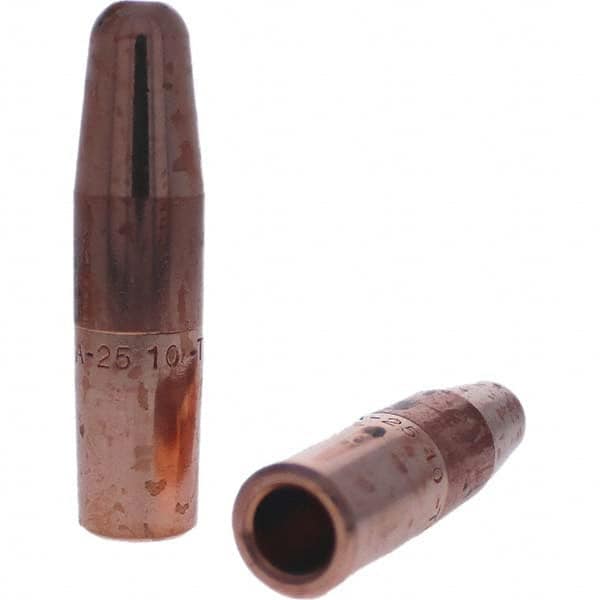 Tuffaloy - Spot Welder Tips For Use With: 5RW Electrode Holder Type: Straight Tip A Nose (Pointed) - Eagle Tool & Supply