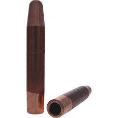 Tuffaloy - Spot Welder Tips For Use With: 5RW Electrode Holder Type: Straight Tip A Nose (Pointed) - Eagle Tool & Supply