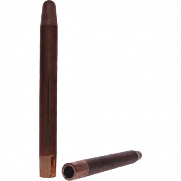 Tuffaloy - Spot Welder Tips For Use With: 5RW Electrode Holder Type: Straight Tip A Nose (Pointed) - Eagle Tool & Supply
