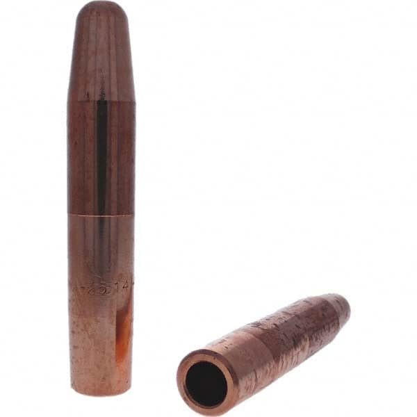 Tuffaloy - Spot Welder Tips For Use With: 6RW Electrode Holder Type: Straight Tip A Nose (Pointed) - Eagle Tool & Supply