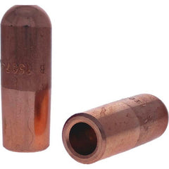Tuffaloy - Spot Welder Tips For Use With: 5RW Electrode Holder Type: Straight Tip B Nose (Dome) - Eagle Tool & Supply