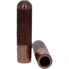 Tuffaloy - Spot Welder Tips For Use With: 5RW Electrode Holder Type: Straight Tip B Nose (Dome) - Eagle Tool & Supply
