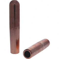 Tuffaloy - Spot Welder Tips For Use With: 6RW Electrode Holder Type: Straight Tip B Nose (Dome) - Eagle Tool & Supply