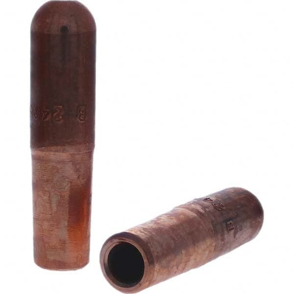 Tuffaloy - Spot Welder Tips For Use With: 4RW Electrode Holder Type: Straight Tip B Nose (Dome) - Eagle Tool & Supply