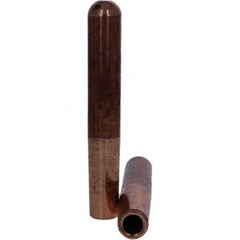 Tuffaloy - Spot Welder Tips For Use With: 4RW Electrode Holder Type: Straight Tip B Nose (Dome) - Eagle Tool & Supply