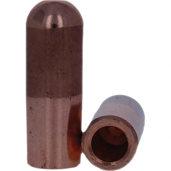 Tuffaloy - Spot Welder Tips For Use With: 5RW Electrode Holder Type: Straight Tip B Nose (Dome) - Eagle Tool & Supply
