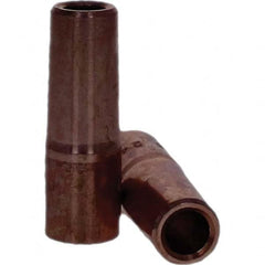 Tuffaloy - Spot Welder Tips For Use With: 4RW Electrode Holder Type: Straight Tip C Nose (Flat) - Eagle Tool & Supply