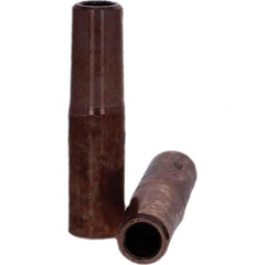 Tuffaloy - Spot Welder Tips For Use With: 4RW Electrode Holder Type: Straight Tip C Nose (Flat) - Eagle Tool & Supply