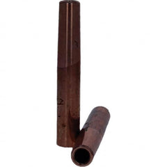 Tuffaloy - Spot Welder Tips For Use With: 4RW Electrode Holder Type: Straight Tip C Nose (Flat) - Eagle Tool & Supply
