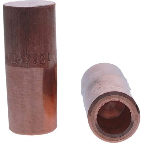 Tuffaloy - Spot Welder Tips For Use With: 5RW Electrode Holder Type: Straight Tip C Nose (Flat) - Eagle Tool & Supply