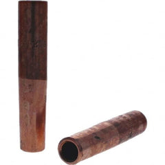 Tuffaloy - Spot Welder Tips For Use With: 4RW Electrode Holder Type: Straight Tip C Nose (Flat) - Eagle Tool & Supply