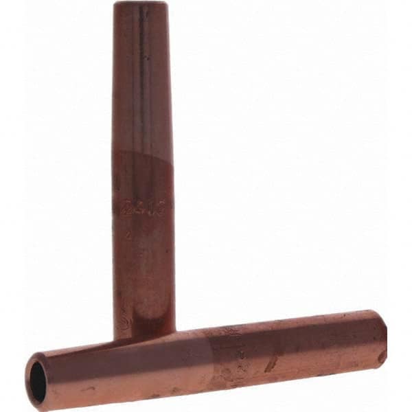 Tuffaloy - Spot Welder Tips For Use With: 4RW Electrode Holder Type: Straight Tip C Nose (Flat) - Eagle Tool & Supply
