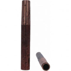 Tuffaloy - Spot Welder Tips For Use With: 4RW Electrode Holder Type: Straight Tip C Nose (Flat) - Eagle Tool & Supply