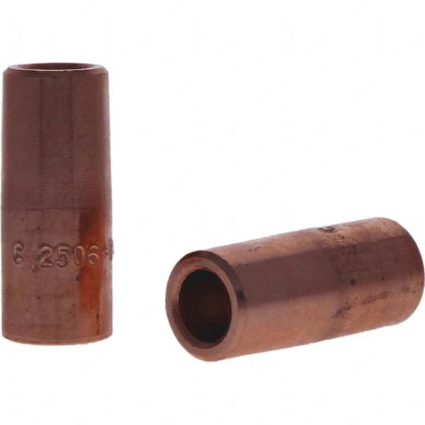 Tuffaloy - Spot Welder Tips For Use With: 5RW Electrode Holder Type: Straight Tip C Nose (Flat) - Eagle Tool & Supply