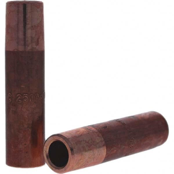 Tuffaloy - Spot Welder Tips For Use With: 5RW Electrode Holder Type: Straight Tip C Nose (Flat) - Eagle Tool & Supply