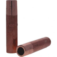 Tuffaloy - Spot Welder Tips For Use With: 5RW Electrode Holder Type: Straight Tip C Nose (Flat) - Eagle Tool & Supply