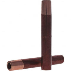 Tuffaloy - Spot Welder Tips For Use With: 5RW Electrode Holder Type: Straight Tip C Nose (Flat) - Eagle Tool & Supply