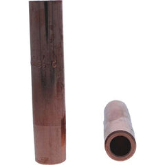 Tuffaloy - Spot Welder Tips For Use With: 6RW Electrode Holder Type: Straight Tip C Nose (Flat) - Eagle Tool & Supply