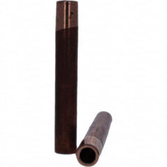 Tuffaloy - Spot Welder Tips For Use With: 7RW Electrode Holder Type: Straight Tip C Nose (Flat) - Eagle Tool & Supply