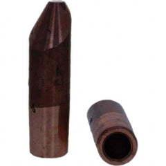 Tuffaloy - Spot Welder Tips For Use With: 5RW Electrode Holder Type: Straight Tip D Nose (Offset) - Eagle Tool & Supply