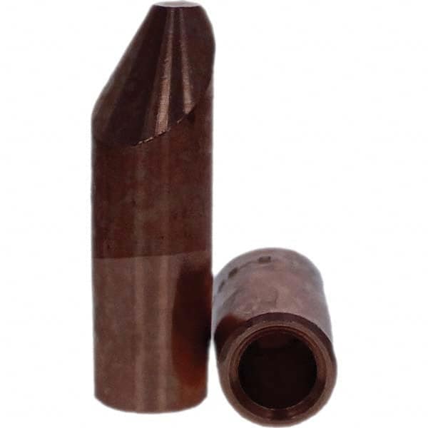 Tuffaloy - Spot Welder Tips For Use With: 5RW Electrode Holder Type: Straight Tip D Nose (Offset) - Eagle Tool & Supply
