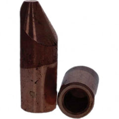 Tuffaloy - Spot Welder Tips For Use With: 5RW Electrode Holder Type: Straight Tip D Nose (Offset) - Eagle Tool & Supply