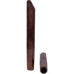 Tuffaloy - Spot Welder Tips For Use With: 4RW Electrode Holder Type: Straight Tip D Nose (Offset) - Eagle Tool & Supply