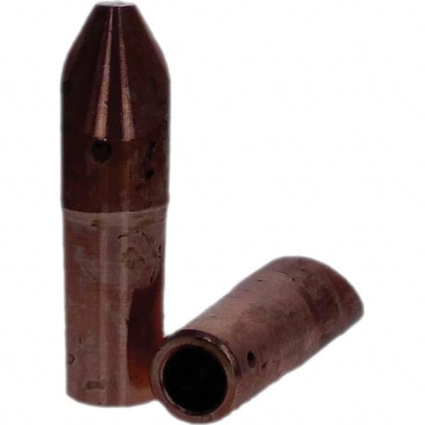 Tuffaloy - Spot Welder Tips For Use With: 4RW Electrode Holder Type: Straight Tip D Nose (Offset) - Eagle Tool & Supply