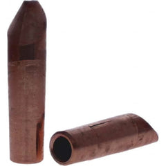 Tuffaloy - Spot Welder Tips For Use With: 4RW Electrode Holder Type: Straight Tip D Nose (Offset) - Eagle Tool & Supply