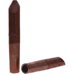 Tuffaloy - Spot Welder Tips For Use With: 4RW Electrode Holder Type: Straight Tip D Nose (Offset) - Eagle Tool & Supply