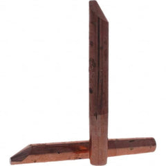 Tuffaloy - Spot Welder Tips For Use With: 4RW Electrode Holder Type: Straight Tip D Nose (Offset) - Eagle Tool & Supply