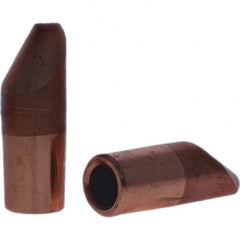 Tuffaloy - Spot Welder Tips For Use With: 5RW Electrode Holder Type: Straight Tip D Nose (Offset) - Eagle Tool & Supply