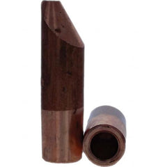 Tuffaloy - Spot Welder Tips For Use With: 5RW Electrode Holder Type: Straight Tip D Nose (Offset) - Eagle Tool & Supply
