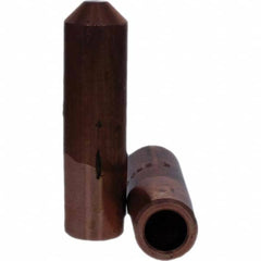 Tuffaloy - Spot Welder Tips For Use With: 5RW Electrode Holder Type: Straight Tip E Nose (Truncated) - Eagle Tool & Supply