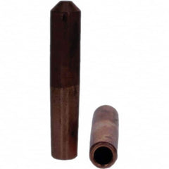 Tuffaloy - Spot Welder Tips For Use With: 4RW Electrode Holder Type: Straight Tip E Nose (Truncated) - Eagle Tool & Supply