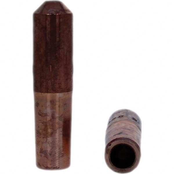 Tuffaloy - Spot Welder Tips For Use With: 4RW Electrode Holder Type: Straight Tip E Nose (Truncated) - Eagle Tool & Supply