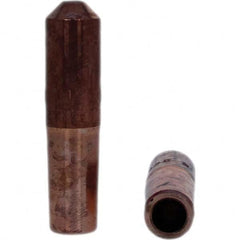 Tuffaloy - Spot Welder Tips For Use With: 4RW Electrode Holder Type: Straight Tip E Nose (Truncated) - Eagle Tool & Supply