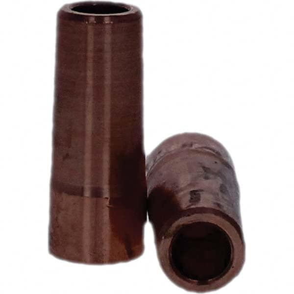 Tuffaloy - Spot Welder Tips For Use With: 4RW Electrode Holder Type: Straight Tip F Nose (Radius) - Eagle Tool & Supply