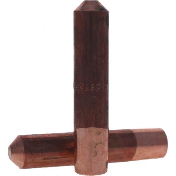 Tuffaloy - Spot Welder Tips For Use With: 5RW Electrode Holder Type: Straight Tip E Nose (Truncated) - Eagle Tool & Supply