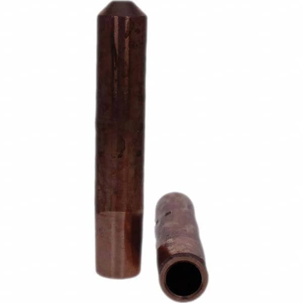 Tuffaloy - Spot Welder Tips For Use With: 4RW Electrode Holder Type: Straight Tip E Nose (Truncated) - Eagle Tool & Supply