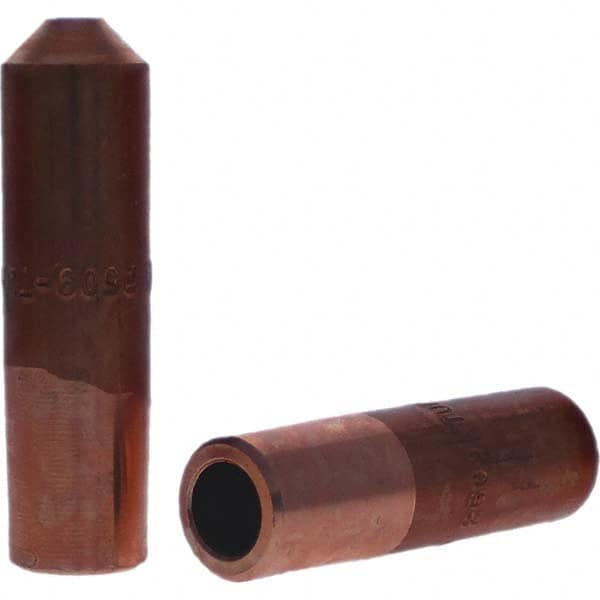 Tuffaloy - Spot Welder Tips For Use With: 6RW Electrode Holder Type: Straight Tip E Nose (Truncated) - Eagle Tool & Supply