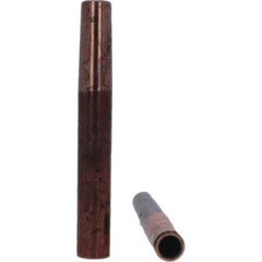 Tuffaloy - Spot Welder Tips For Use With: 4RW Electrode Holder Type: Straight Tip F Nose (Radius) - Eagle Tool & Supply