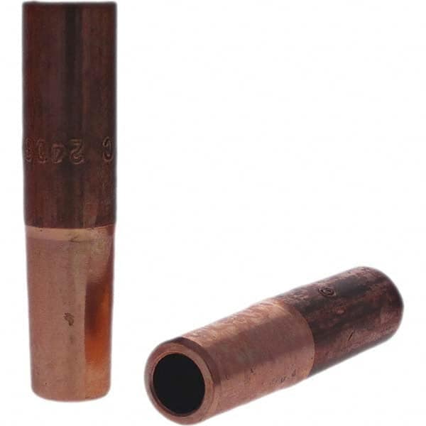 Tuffaloy - Spot Welder Tips For Use With: 5RW Electrode Holder Type: Straight Tip F Nose (Radius) - Eagle Tool & Supply