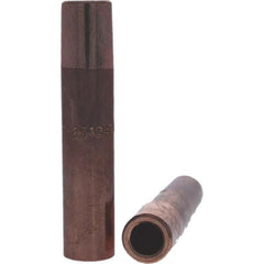 Tuffaloy - Spot Welder Tips For Use With: 6RW Electrode Holder Type: Straight Tip F Nose (Radius) - Eagle Tool & Supply