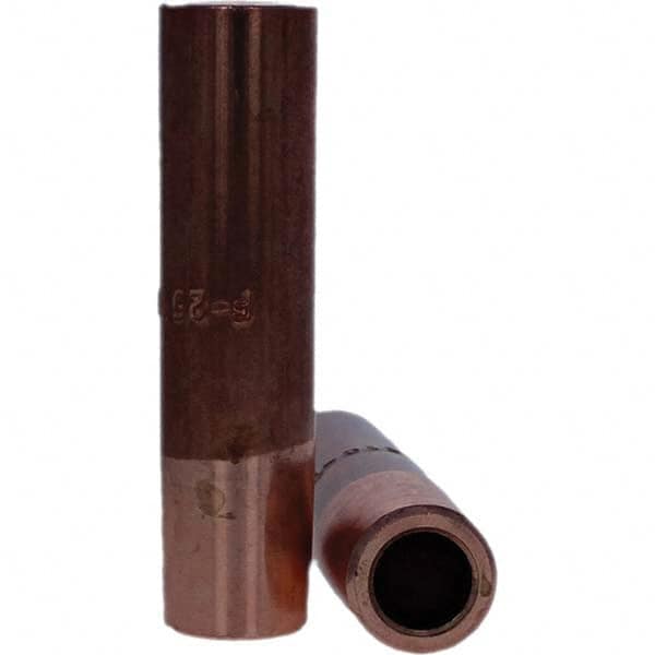 Tuffaloy - Spot Welder Tips For Use With: 7RW Electrode Holder Type: Straight Tip F Nose (Radius) - Eagle Tool & Supply