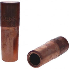 Tuffaloy - Spot Welder Tips For Use With: 4RW Electrode Holder Type: Straight Tip F Nose (Radius) - Eagle Tool & Supply