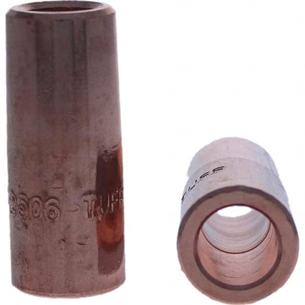 Tuffaloy - Spot Welder Tips For Use With: 5RW Electrode Holder Type: Straight Shank for 5RW Male Cap - Eagle Tool & Supply