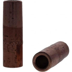 Tuffaloy - Spot Welder Tips For Use With: 6RW Electrode Holder Type: Straight Tip F Nose (Radius) - Eagle Tool & Supply