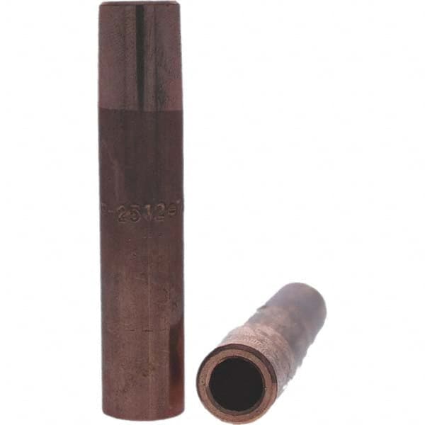 Tuffaloy - Spot Welder Tips For Use With: 5RW Electrode Holder Type: Straight Tip F Nose (Radius) - Eagle Tool & Supply