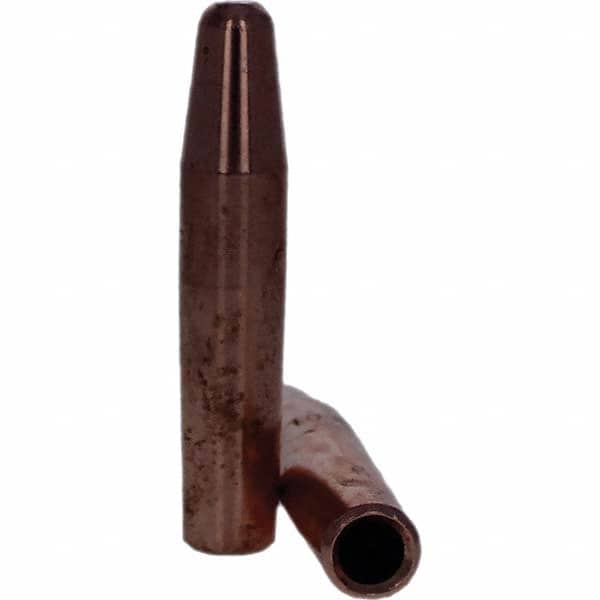 Tuffaloy - Spot Welder Tips For Use With: 4RW Electrode Holder Type: Straight Tip A Nose (Pointed) - Eagle Tool & Supply